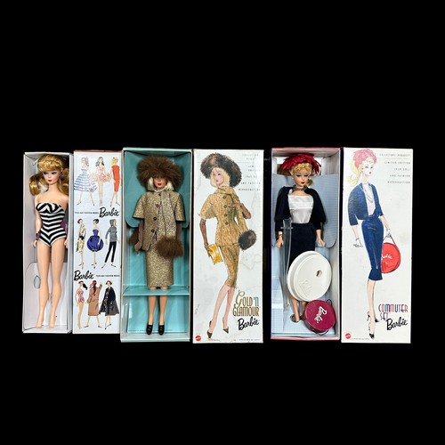 436 - 1990s onwards Barbie trio of dolls, generally excellent in excellent to good plus boxes, with limite... 