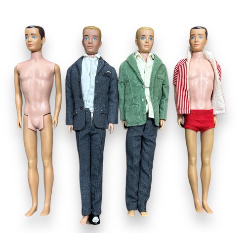 440 - Barbie's boyfriend Ken unboxed dolls, brown and blonde heads, most dressed (some missing items). Con... 