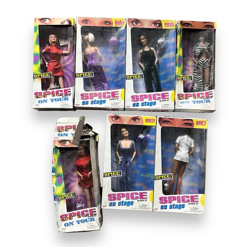 455 - Galoob 1998 Spice Girls dolls, generally excellent to good plus in good or better window boxes, with... 