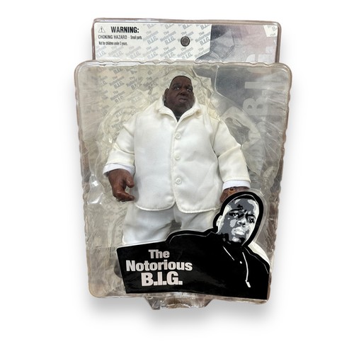 460 - Mezco 2006 Notorious B.I.G beige suit No. 33400, approx. H22cm/9