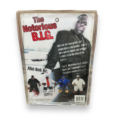 460 - Mezco 2006 Notorious B.I.G beige suit No. 33400, approx. H22cm/9