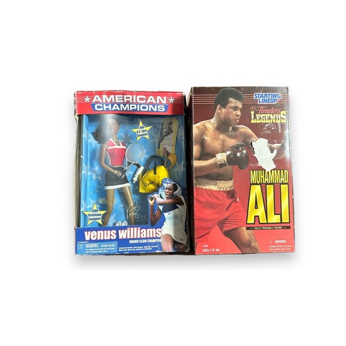 468 - Sports action figures, generally excellent in excellent to good plus boxes, with Starting Line Up Mu... 