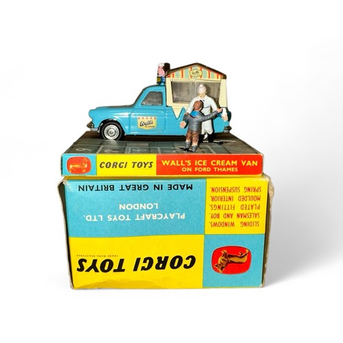 186 - Corgi No. 447 Wall's Ice Cream Ford Thames, generally excellent in good plus box (some crushing and ... 