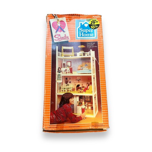 448 - Pedigree Sindy Super Home No. 44430, part-assembled,  generally excellent to good plus in good box. ... 