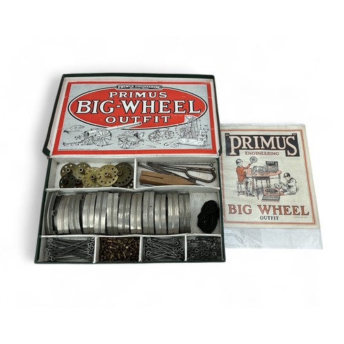 480 - Primus Engineering (London) 1916 Big Wheel Outfit No. 3479, metal construction toy similar to Meccan... 