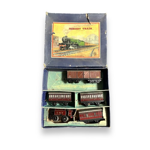 535 - Hornby Tank Passenger No. 101, generally good plus in good box (good fair lid), with LMS maroon 2270... 