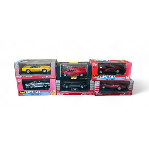 17 - 1/24th scale diecast collection, generally excellent to good plus in good or better boxes, with Reve... 