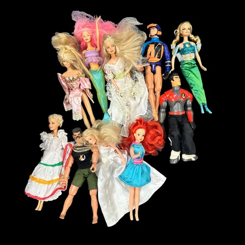 443 - 1990s onwards collection, generally excellent to good, with Mattel Barbie (12), Hasbro Action Man (1... 