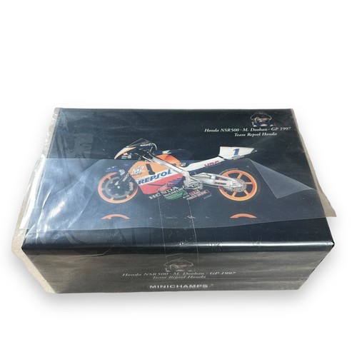 319 - Minichamps 1/12th scale 1997 Honda NSR500 M Doohan No. 122 976101 (Classic Bike series No. 39), gene... 