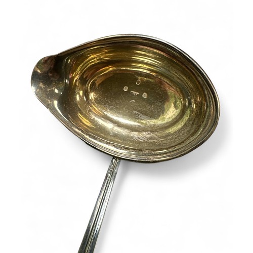 83 - Silver ended toddy and silver candle snuffer by Paul Harrison, London, 1982. (2)