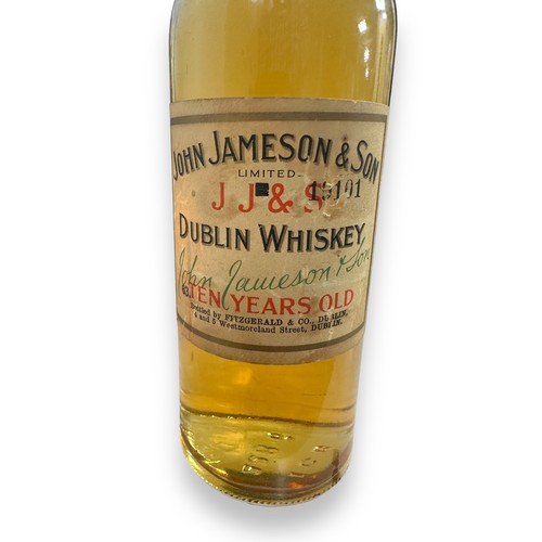 141 - John Jameson & Son Dublin Whiskey Numbered 19101. Bottled after reaching ten years old. Bottled by F... 