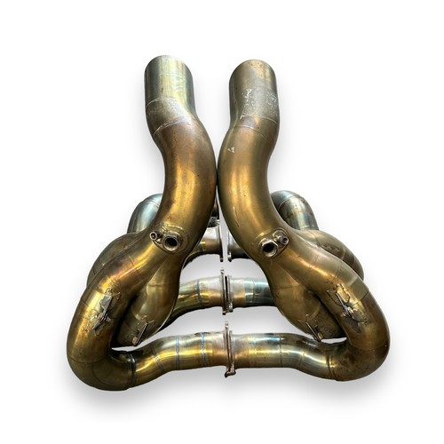 143 - Formula One / F1 exhaust manifold, unmarked. Perfect for re-purposing into a sculpture or display. 3... 