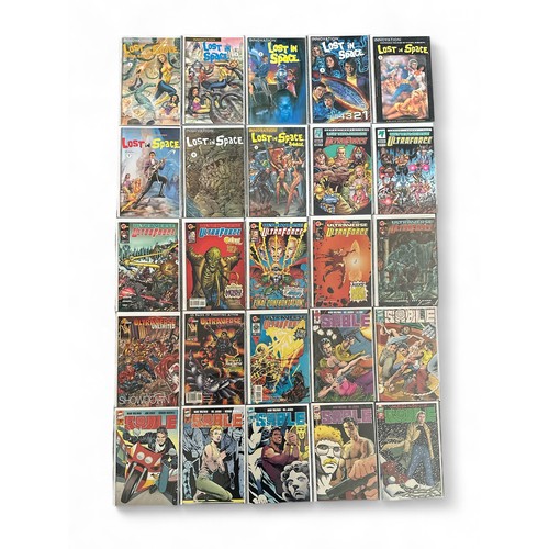 490 - Selection Of Independent Comics to include: First Comics Sable 1980s Nos 12-18: Malibu Comics Ultrav... 