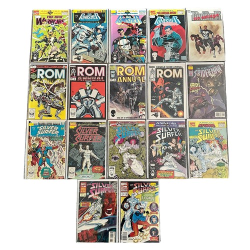 521 - Selection Of Marvel Comic Annuals to include: The new Warriors No1, 1991: The Punisher No1, 1988: No... 