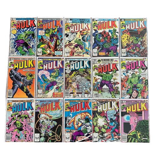 537 - Marvel Comics The Incredible Hulk 1980s Nos 262, 263, 265, 269, 274-281, 285-289, 291, 293, 295, 297... 