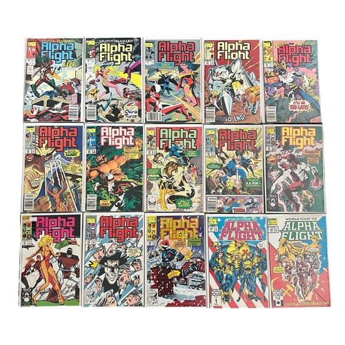 558 - Marvel Comics Alpha Flight 1980/90s Nos 68, 69, 72, 73, 81, 83-86, 92, 97, 104, 105, 107, 109-111, 1... 