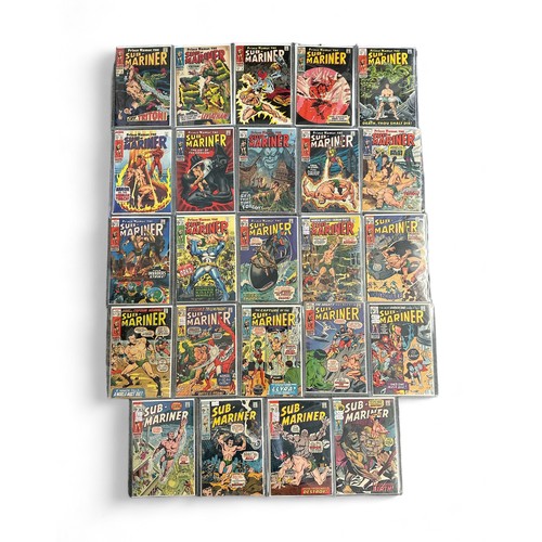 576 - Marvel Comics Sub Mariner 1960/70s Nos 2-4, 11, 13-18, 21, 23-25, 28, 30-32, 35, 37-39, 41, 42: All ... 