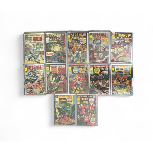 577 - Marvel Comics Strange Tales 1960s Nos 142, 143, 148, 149, 152, 153, 155, 156, 160, 162, 164, 165: Al... 