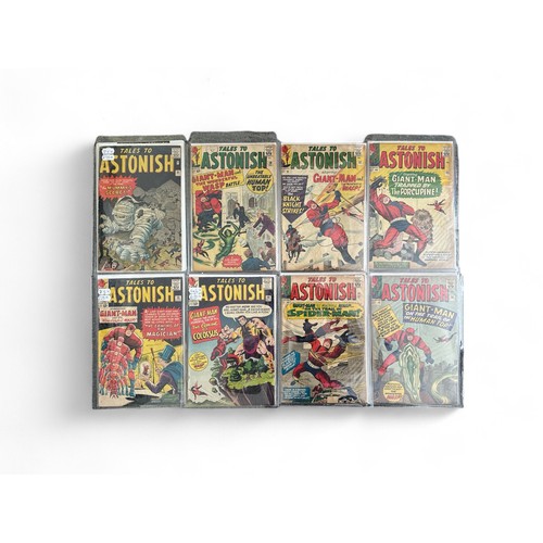 580 - Marvel Comics Tales To Astonish 1960s Nos 31, 50, 52, 53, 55, 56, 57, 58: All 8 comics are bagged & ... 