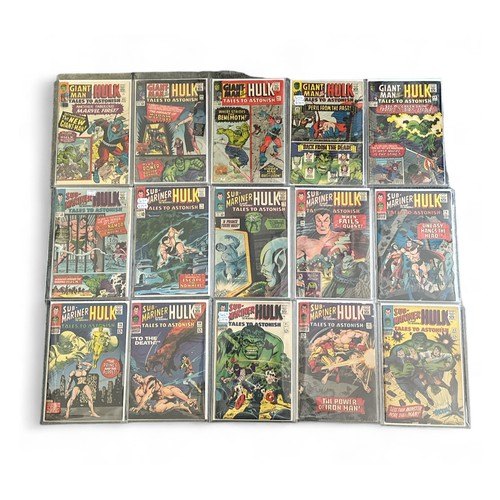 581 - Marvel Comics Tales To Astonish 1960s Nos 65-72, 74, 76, 78, 80-83: All 15 comics are bagged & board... 