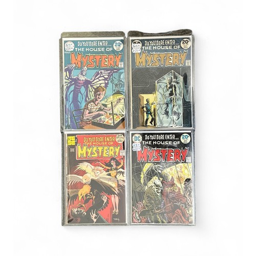 511 - DC Comics The House Of Mystery 1970s Nos 203, 218, 221, 222: All 4 comics are bagged & boarded in my... 