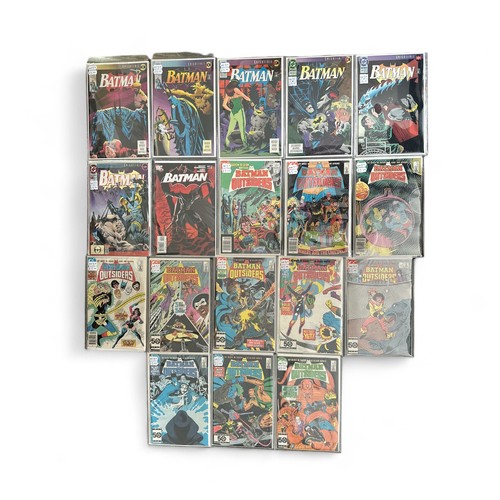 512 - DC Comics Batman 1990s Nos 493-496, 499, 500: Batman 2000s No655: Batman & The Outsiders 1980s Nos 2... 