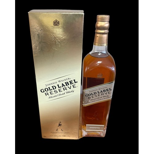 138 - Johnnie Walker - Gold Label Reserve Blended Scotch Whiskey & Box. A 1 litre sealed, unopened bottle ... 