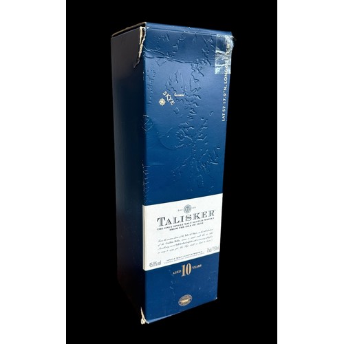 139 - Talisker Single Malt Whiskey 75cl Bottle & Box. Sealed and unopened bottle. Box in fair condition. T... 