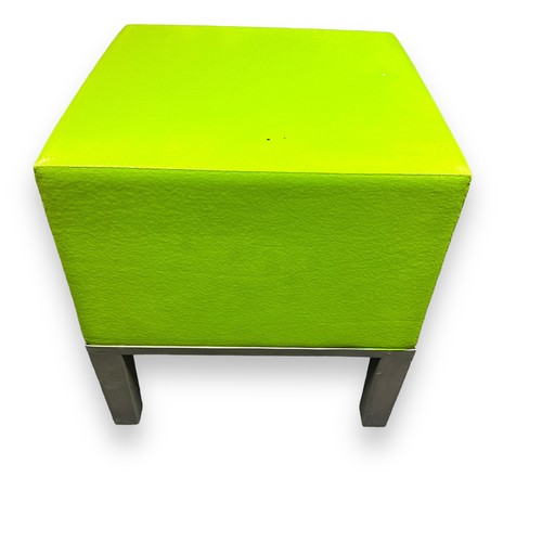 462 - Quinze and Milan Monstro Project contemporary light green primary poof (2001). High retail cost. Hei... 