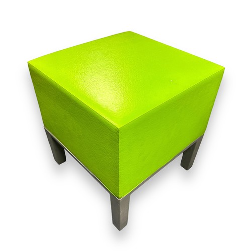 462 - Quinze and Milan Monstro Project contemporary light green primary poof (2001). High retail cost. Hei... 