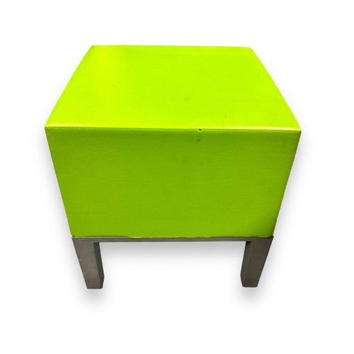 463 - Quinze and Milan Monstro Project contemporary light green primary poof (2001). High retail cost. Hei... 