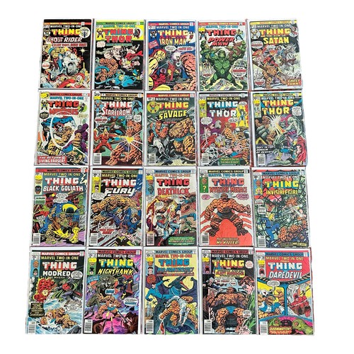 560 - Marvel Comics Two-In-One 1970s Nos 8, 9, 12, 13, 14, 15, 18, 21-24, 26, 27, 31-34, 36-38; All 20 com... 