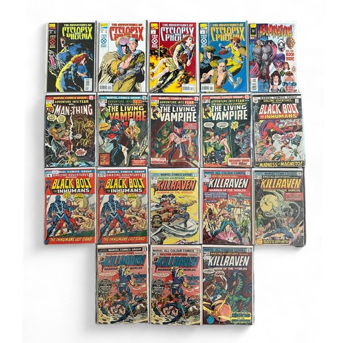 540 - Selection Of Marvel Comics Titles to Include: The Adventures of Cyclops and Phoenix 1994 Nos 1, 2, 3... 