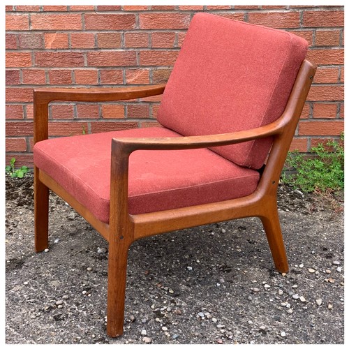 451 - Ole Wanscher (Danish, 1903-1985), an Ole Wanscher for France & Sons mid-century Danish design lounge... 