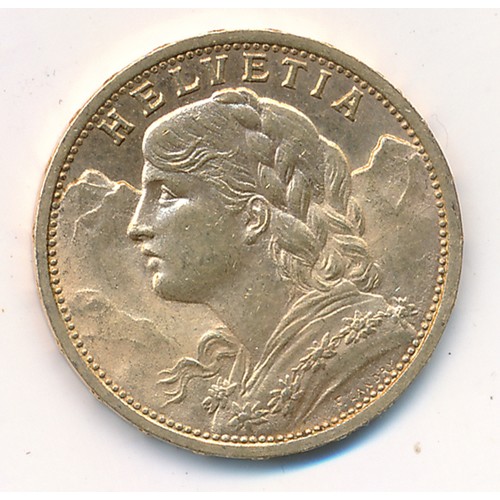 369 - Switzerland 1902B 20 francs gold coin