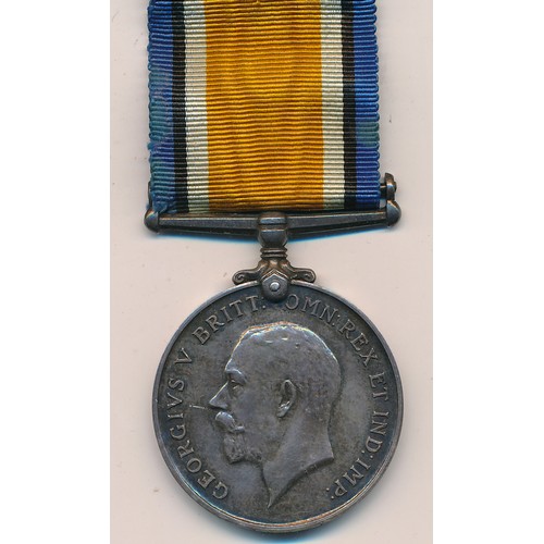 24 - First World War – Frank French – British War Medal awarded to 27735 PTE. F. FRENCH. R. BERKS. R. Wit... 