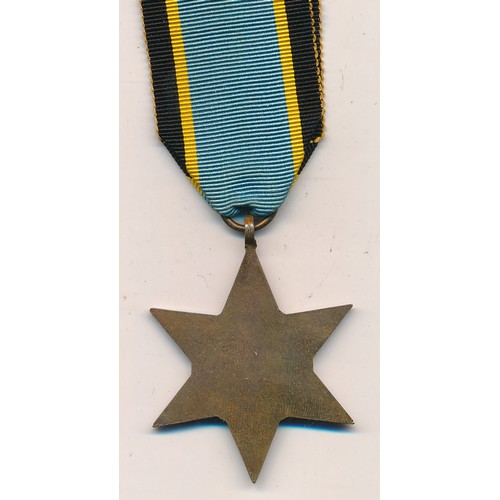 26 - Second World War, The Air Crew Europe Star, un-inscribed, with ribbon.