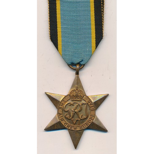 26 - Second World War, The Air Crew Europe Star, un-inscribed, with ribbon.