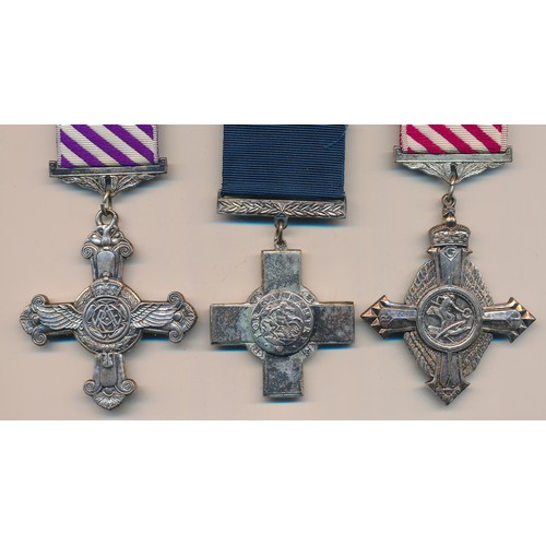 56 - Copy Medals – three copy medals to include; The George Cross Medal, Distinguished Flying Cross and A... 