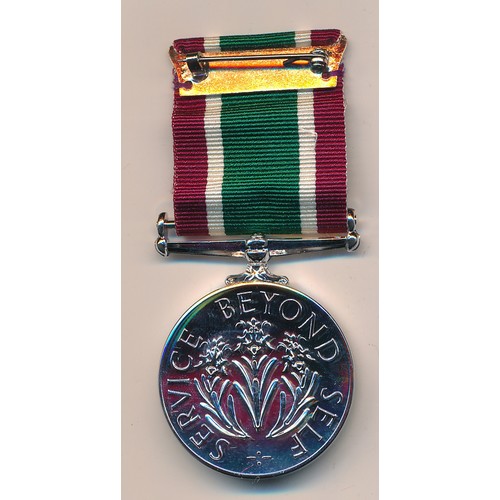 37 - Women’s Voluntary Service Medal, cased with ribbon.