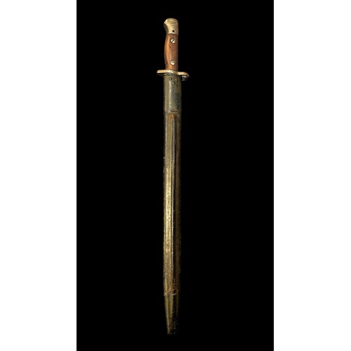 97 - British Pattern 1907 World War One rifle bayonet by Wilkinson, stamped ricasso and dated '1907', 43c... 