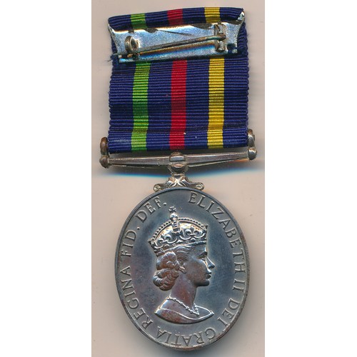 40 - Queen Elizabeth II - Cased ERII unnamed Civil Defence Long Service Medal in original presentation ca... 