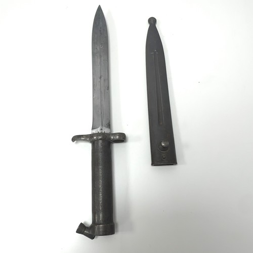 87 - Swedish M1896 Mauser Bayonet with full metal scabbard, made by Eskilstuna Jernmanufactur AB (EJ-Anch... 