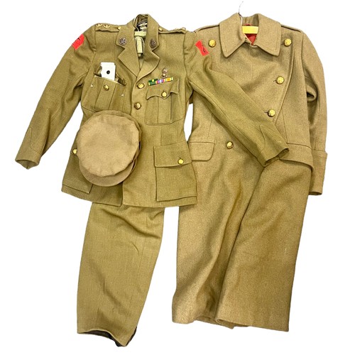 82 - Second World War Woman’s ATS Auxiliary Territorial Service Uniform with Anti Aircraft flashes to inc... 