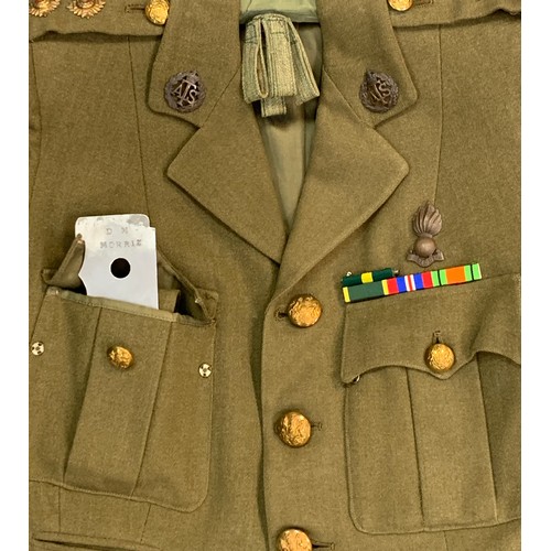 82 - Second World War Woman’s ATS Auxiliary Territorial Service Uniform with Anti Aircraft flashes to inc... 