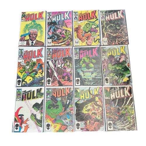 511 - Marvel Comics The incredible Hulk 1982-1984 Nos 274-281, 283-302: All 28 comics are bagged & boarded... 