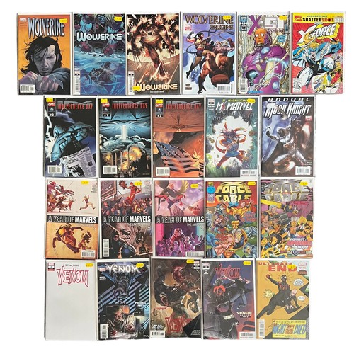 527 - Selection of Marvel Comics titles to include: Wolverine  203 Nos 1, 3, 4, 8: X 51 1999 No1: X Force ... 