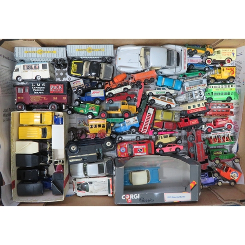 4 - 1950s onwards unboxed diecast collection, range of Corgi, Dinky, Matchbox, Lledo Days Gone By, etc.,... 