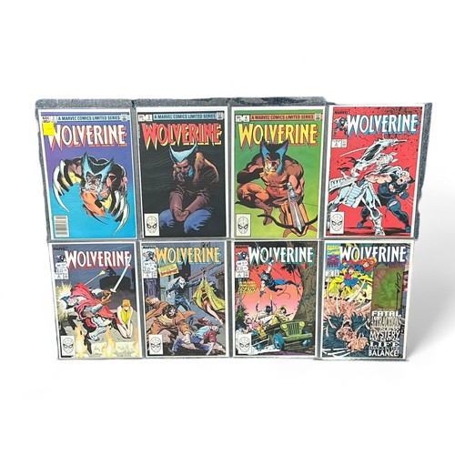 532 - Marvel Comics Wolverine 1982 Nos 2, 3, 4 of 4 part mini series: Wolverine  1988 Nos 2, 3, 4, 5, 75: ... 