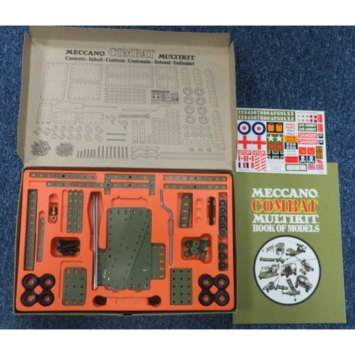 40 - 1972 Meccano Army Multikit (2), 1975 Combat Multikit and additional unboxed parts, generally excelle... 